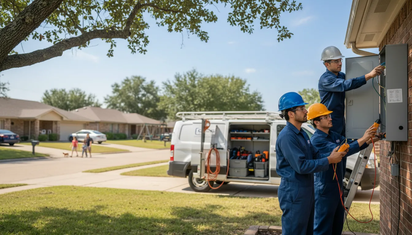 Certified electrician providing emergency electrical services in Water Valley, MS